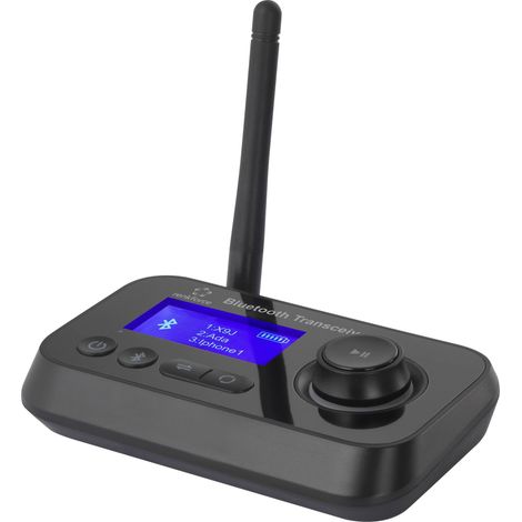 Renkforce RF-BTR-210 Emetteur/récepteur de musique Bluetooth® Version Bluetooth: 5.0 10 m afficheur LED intégré (1/4)