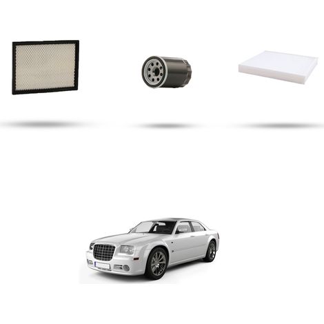 Kit tagliando 3 filtri compatibile con Chrysler 300c 3.5 186kw dal 2004 al 2010 (1/5)
