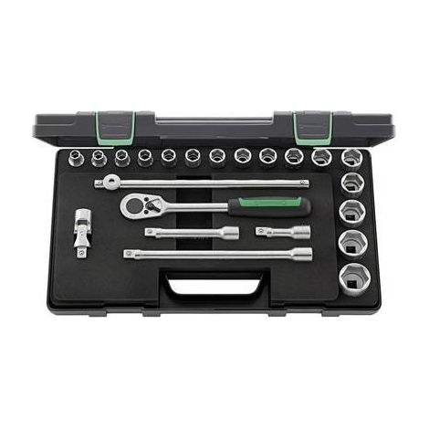 Set  di  chiavi  a  bussola  Stahlwille  52/16/6  22  pezzi,  1/2″  SW  10-32  mm,  36  denti,  esagonali  -  96031448. (1/2)