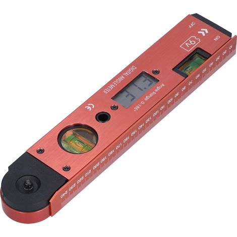 Tragbarer digitaler LCD-Winkelmesser mit Libelle und Neigungsmesser für Schreiner und Elektriker (1/5)
