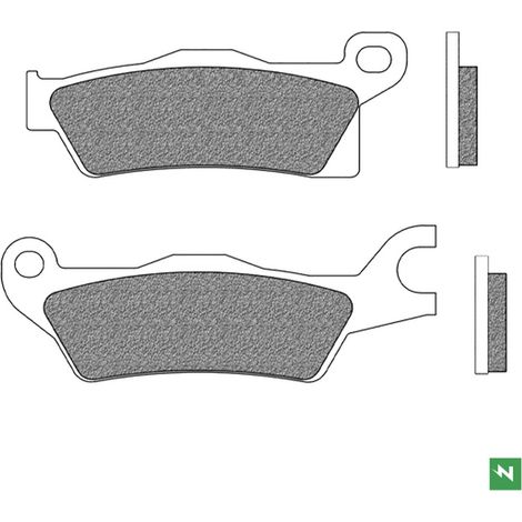 PASTILLAS DE FRENO NEWFREN DELANTERAS/TRASERA KH618 (SINTERIDAS PARA ATV)