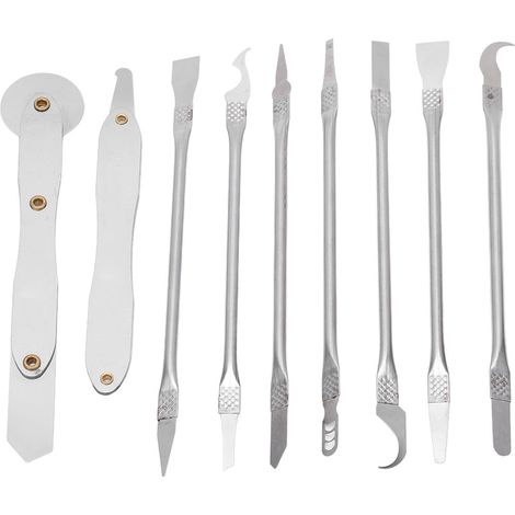 Kit de réparation 9 pièces en acier allié, outils de démontage pour smartphones, tablettes, ordinateurs, montres et appareils électroniques (1/5)
