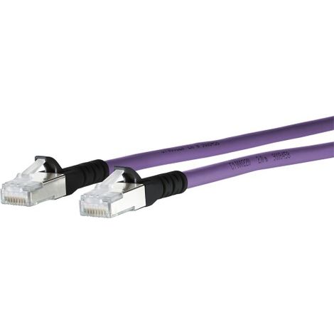 METZ CONNECT 4251394614755 CÂBLE PATCH S/FTP 1308451009-E LILSW CATÉGORIE 6A EN CUIVRE 1 M