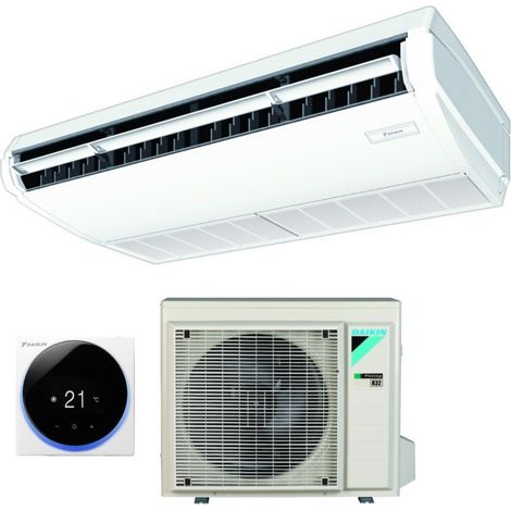 Daikin Deckenklimagerät DC Inverter 24000 Btu FHA71A Einphasig R-32 Wi-Fi Optional mit Wire Control Madoka Weiß BRC1H52W