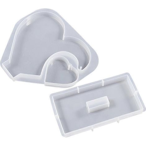 Moule en silicone pour cadre photo collage amour, décoration de table. (1/4)