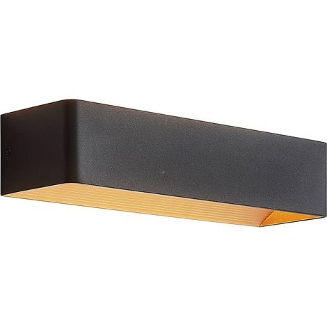 LED-vägglampa, vägglampa inomhus "Karam" aus aluminium / grå / zink für vardagsrum / matsal von Arcchio