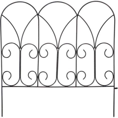 Bordure de jardin métal volutes A l'unité (1/2)