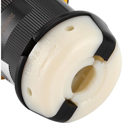 Ensemble de 3 prises électriques pour camping-car (norme américaine, 30 A) avec couvercle étanche. (1/5)