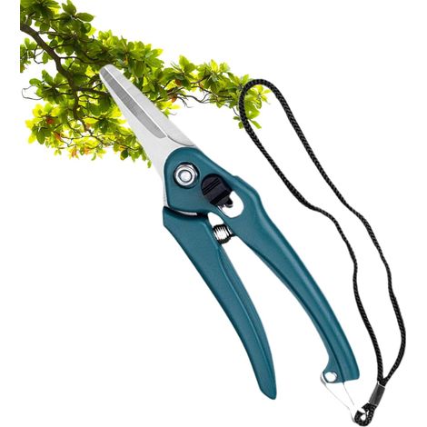 Gartenschere  Gartenschere aus Edelstahl  Sicherheits- und Komfortverriegelung für den täglichen Schnitt von Blumen, Bäumen, Obst, Gemüse, einschließlich Hecken und Sträuchern
