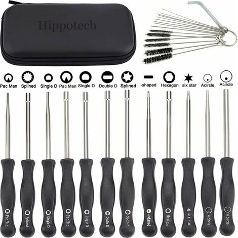 Lot de 12 outils de réglage de carburateur avec scredrivers acircle pour petit moteur 2 temps pour Husqvarna pour STHIL pour tronçonneuse ECHO (1/5)