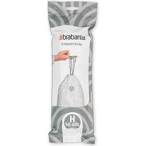 Brabantia Perfectfit Bags Size H 50-60 Litre 10 Bag Roll