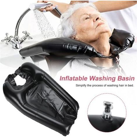 Lavabo inflable portátil de PVC para lavar la cabeza - Comodidad para personas mayores y embarazadas - 2 años de garantía (1/4)