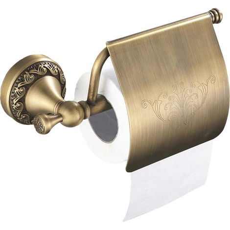 Wandmontierter Toilettenpapierhalter im Retro Stil