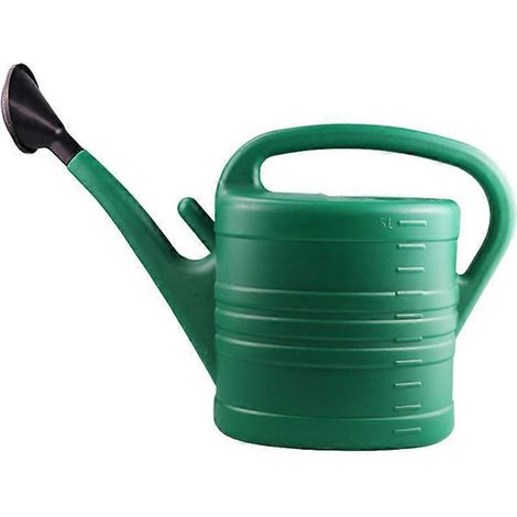 Gartengießkanne mit langem Ausguss und Griff, großes Fassungsvermögen 5/8L, Gießbrause für Zimmer- und Gartenblumen – 5 Liter.