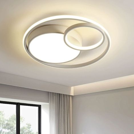 LOLLANDA Plafonnier LED contemporain, lampe décorative en forme de gourde, plafonnier pour chambre à coucher, adapté aux salons (lumière blanche) (1/5)