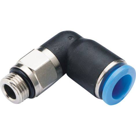 TRU COMPONENTS Winkelverbinder GPL6-G01 Rohr-Ø: 6 mm Gewinde-Maß: G1/8" 1 St.