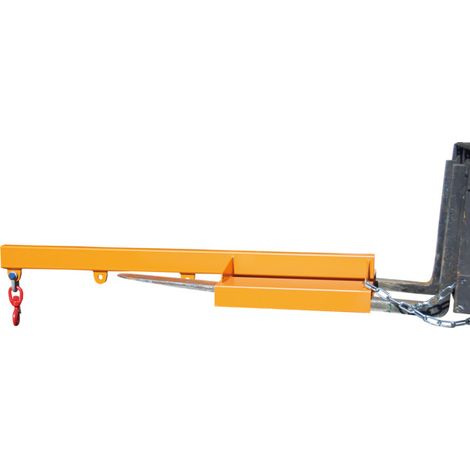 Bauer Südlohn Bras de levage LA 1600-1,0, peint, orange jaune