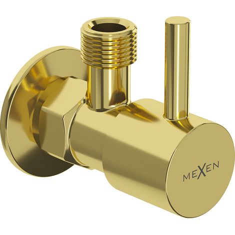 Mexen R1 válvula angular para grifo 1/2"x3/8", dorado - 79970-50 (1/2)