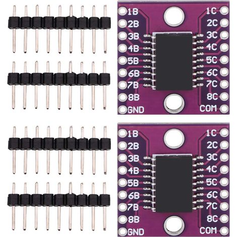 2 pièces ULN2803A Module Darlington Tube pilote de tension à courant élevé composant électrique (1/5)