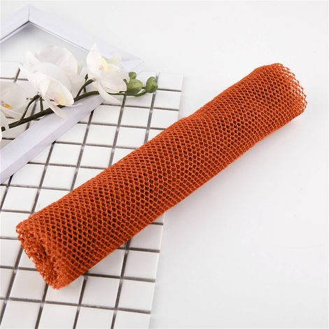 Gant Exfoliant Douche - Filet Nettoyant Corps en Nylon - Pour Exfoliation du Dos et du Corps - Taille 30 x 80 cm - 1 Pièce (1/4)