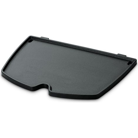 Weber Plancha de Fundición Negra para Barbacoa Q100 y Q1000 (1/4)