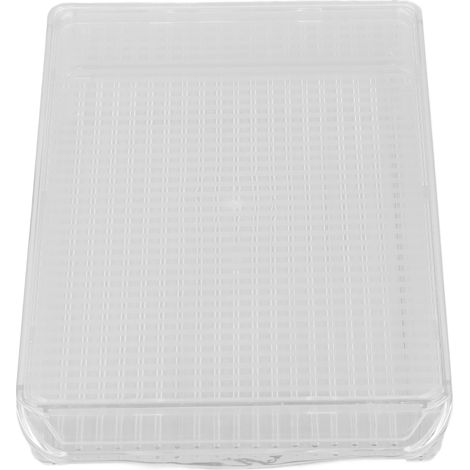 Bacs de rangement pour garde-manger avec couvercle, grande capacité, transparents, de qualité alimentaire, portables et multifonctionnels. Disponibles en plusieurs largeurs. (1/5)