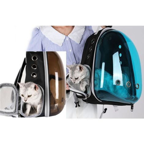 Meubles Pour Animaux De Compagnie Sur Sac Capsule Spatiale Transparente Portable - Vert (1/2)