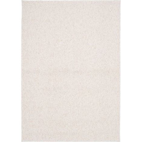 1 pièce Tapis intérieur bouclette, crème effet chiné, polypropylène épais 1 cm, pour salon chambre (1/4)