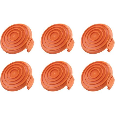6X 50019417 Tapa de carrete para desbrozadora eléctrica con cable, repuestos