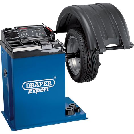 Draper Semi-Automatic Wheel Balancer with 230V Power Supply, 200 RPM Speed, Model 91860 (1/5)