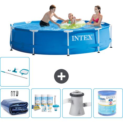 Intex Piscina con struttura Rotonda - 305x76 cm - 7-pezzi  S31477 (1/4)