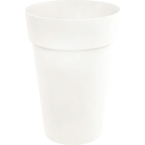 EDA – Vase haut rond 67 litres Ø45 x 65 cm – Résistant au gel et UV – Polypropylène – Fabrication française
