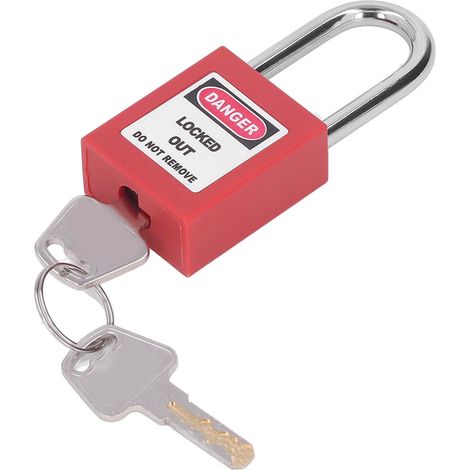 Dispositif de verrouillage pneumatique à déconnexion rapide pour l'isolation de la source de gaz, filetage mâle, verrou de sécurité pour bouteille de gaz avec cadenas, usage industriel. (1/5)