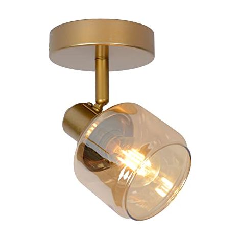 Plafoniera/Applique BJORN oro in vetro 1xE14 40W Lucide (1/4)