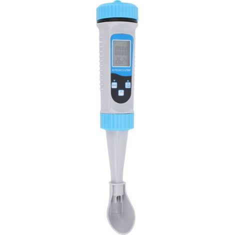 5-in-1 Wasserqualitätstester, Bluetooth-Hintergrundbeleuchtung, digitale Messung von EC, Salz, spezifischem Gewicht, Temperatur und TDS, Wassertester für Zuhause und Hotel, von DEBUNS (1/5)
