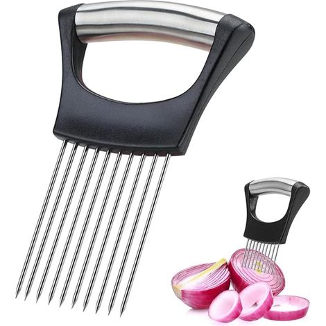 Schneidebrett – 1 Stück – Edelstahl – Gemüse- und Fleischschneiden – Alltagsküche – Schwarz, 14,2 x 9,5 cm (1/5)