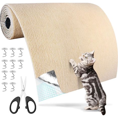 Tapis Griffoir Chat Griffoir Canapé Mural Autocollant Protection (1/5)
