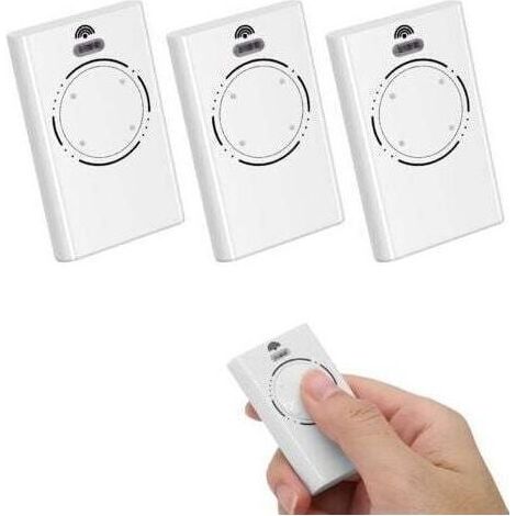 Lot de 3 Télécommande Porte de Garage 868MHz, 4 Canaux Compatible avec XT4 868 SLH, XT2 868 SL (1/5)