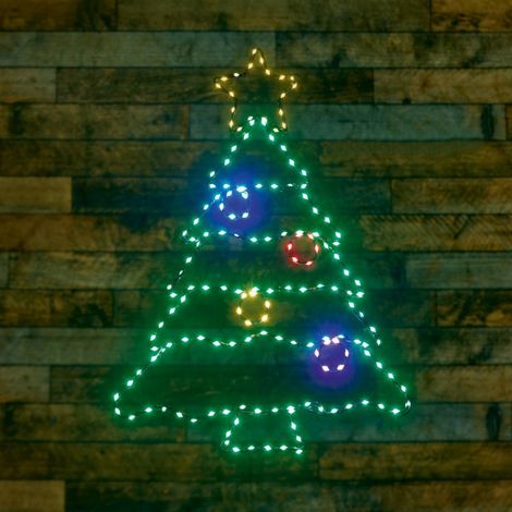 Premier Flexibrights Twinkling Christmas Tree Decoration Light - 60cm x 46cm (1/2)