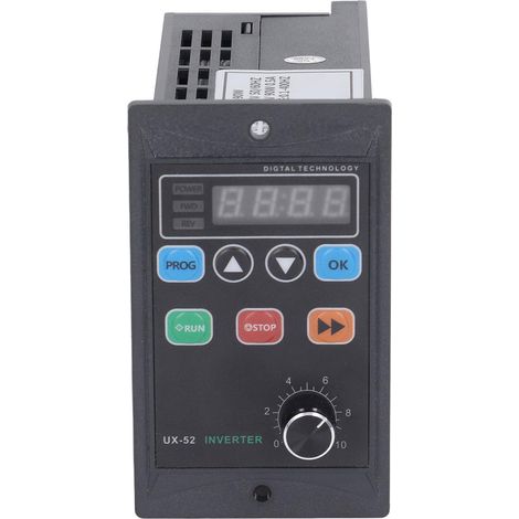 Mini variateur de fréquence 90 W pour moteur monophasé (entrée 176-264 V), triphasé (sortie 0-220 V). (1/5)
