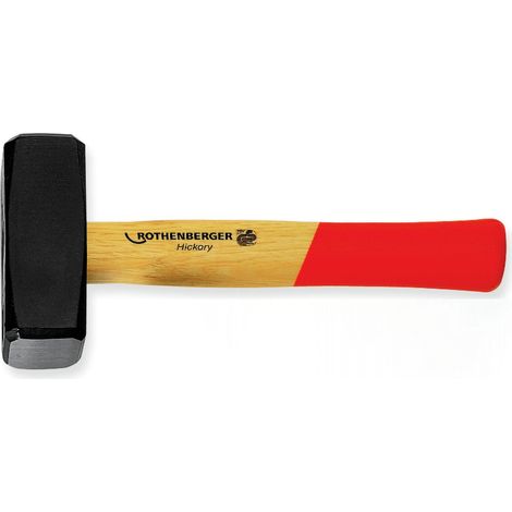 Fäustel DIN 6475 Gewicht 1250g Hickory-Holzstiel Ergonomischer Handgriff