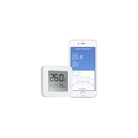 Mezheng – Termometro e igrometro Bluetooth – Mini igrometro digitale ad alta precisione – Monitor di temperatura e umidità per casa e ufficio – Display LCD chiaro – Crezuo