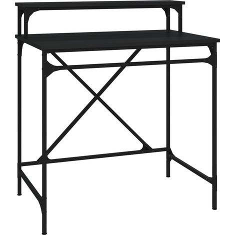 Maison Exclusive - Schreibtisch Schwarz 80x50x90 cm Holzwerkstoff