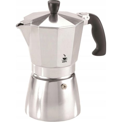 Caffettiera Gefu Lucino argento 3 tazze alluminio