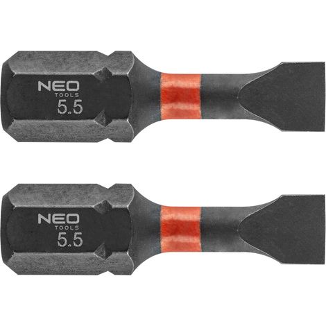 Embouts à percussion SL5,5 x 25 mm, 2 pièces. (1/5)