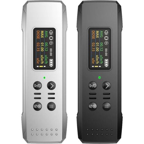 Détecteur de rayonnement nucléaire à affichage numérique rechargeable par USB, en forme de stylo, pour usage industriel et médical des rayons XY, noir, un paquet.