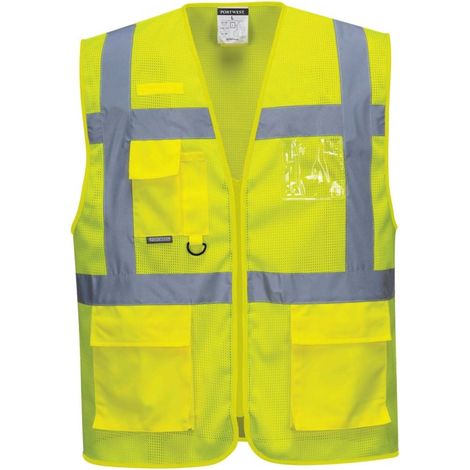Gilet Ad Alta Visibilita Giallo Athens Meshair Giallo L (1/2)
