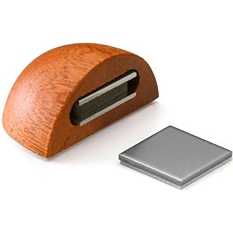 Butee De Porte Magnetique Bois Adhesive Sapelli (BLISTER) Inofix (1/2)