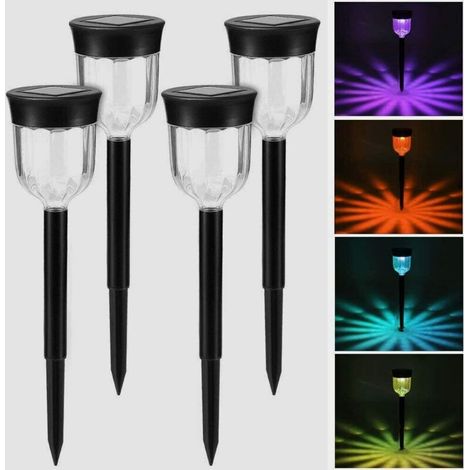 Torche solaire jardin lumière RGB – LED étanche IP65 – Pour chemins, patio, deck, mariage ou fête – Décoration extérieure