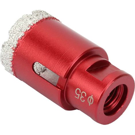 M14 Diamantbohrkrone, professionell vakuumgelötet, Kernbohrkrone (35 mm) (1/5)